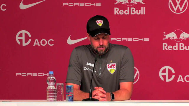 Pressekonferenz: RB Leipzig - VfB Stuttgart