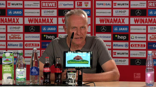 Pressekonferenz: VfB Stuttgart - SC Freiburg