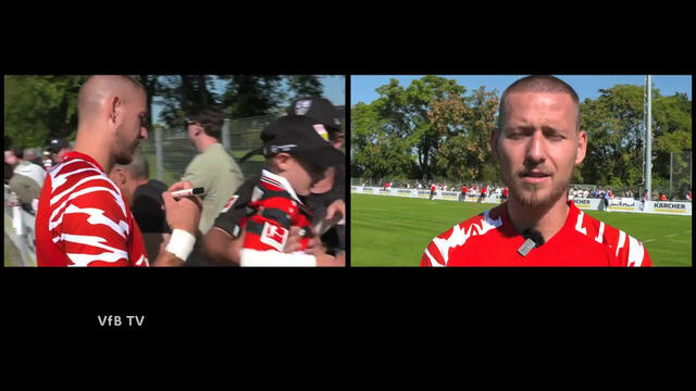 Sonniger Trainingsauftakt vor Köln: Waldemar Anton