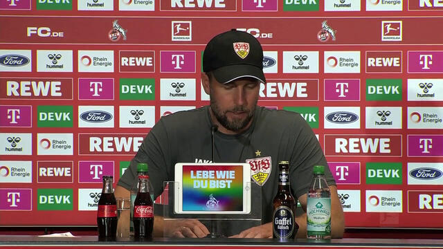 Pressekonferenz: 1. FC Köln - VfB Stuttgart