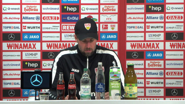 Die VfB-PK vor dem Spiel beim 1. FC Union Berlin
