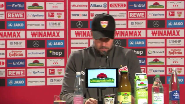 Pressekonferenz: VfB Stuttgart - TSG Hoffenheim