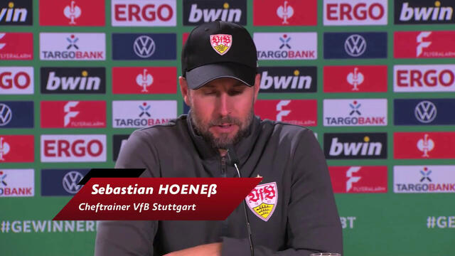 DFB-Pokal Pressekonferenz: VfB Stuttgart - Union Berlin