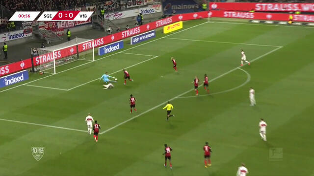 Highlights: Eintracht Frankfurt - VfB Stuttgart