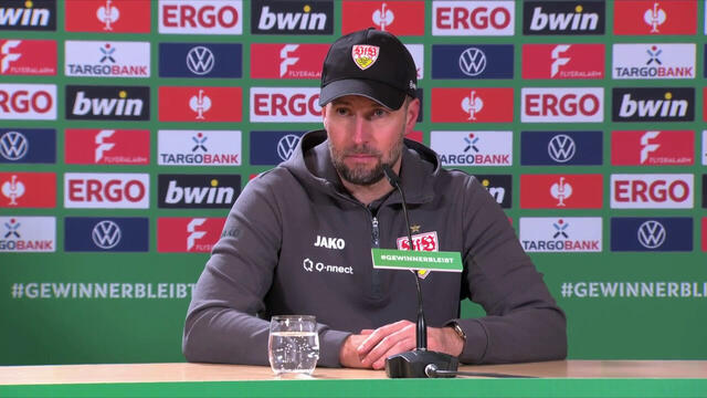 DFB-Pokal Pressekonferenz: VfB Stuttgart - Borussia Dortmund