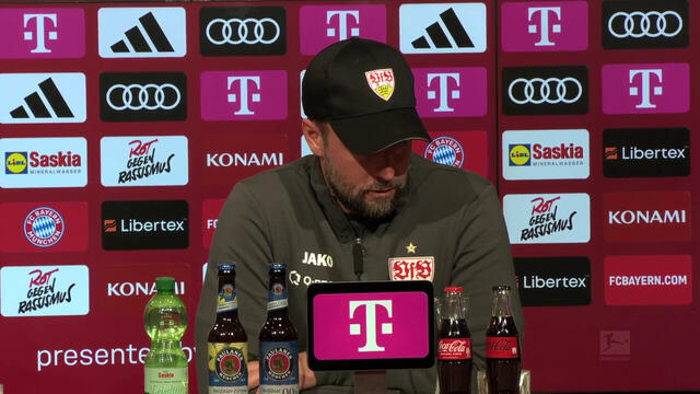 Pressekonferenz: FC Bayern München - VfB Stuttgart