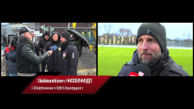 Trainingsauftakt 2024: VfB-Cheftrainer Sebastian Hoeneß