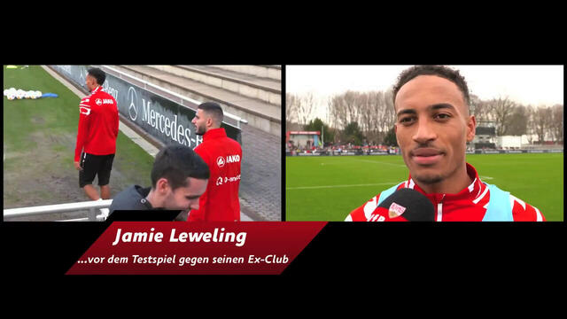 Vorfreude auf das Testspiel: Jamie Leweling