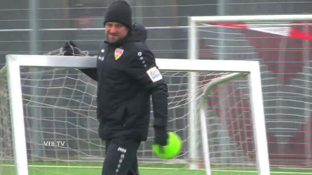 Trainingsauftakt 2024 der VfB-Frauen: Heiko Gerber