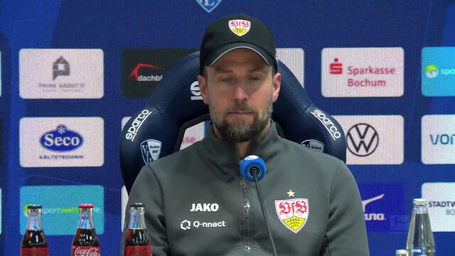 Pressekonferenz: VfL Bochum - VfB Stuttgart