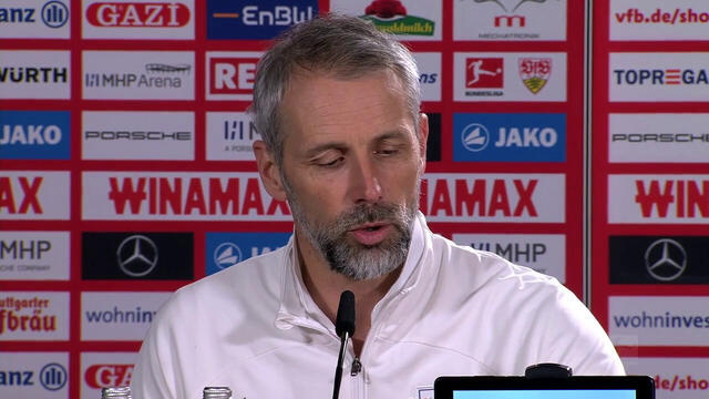 Pressekonferenz: VfB Stuttgart - RB Leipzig