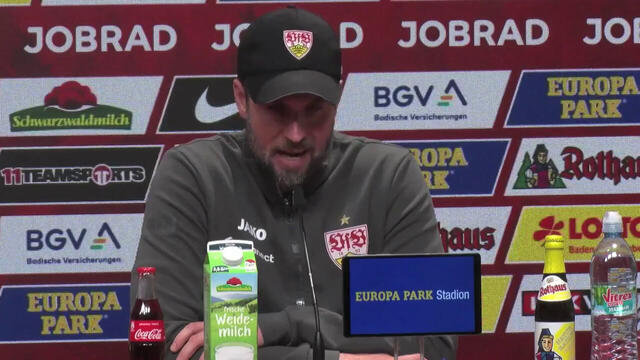 Pressekonferenz: SC Freiburg - VfB Stuttgart