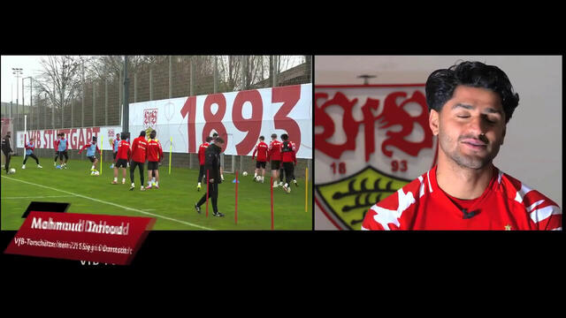 Premieren-Treffer im VfB-Trikot: Mo Dahoud