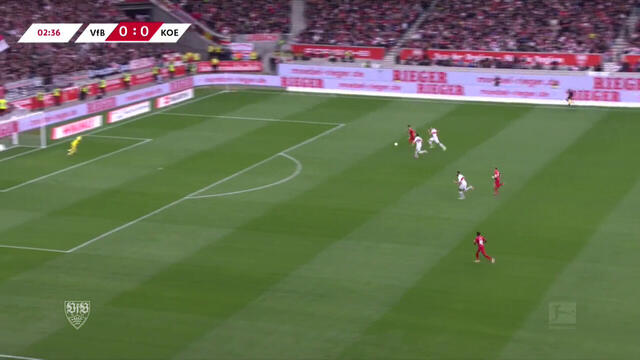 Highlights: VfB Stuttgart - 1. FC Köln
