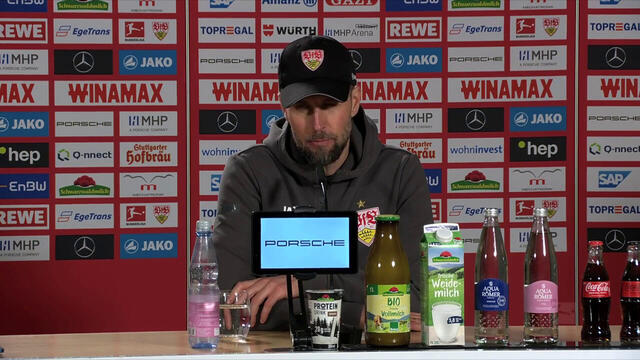 Pressekonferenz: VfB Stuttgart - 1. FC Köln