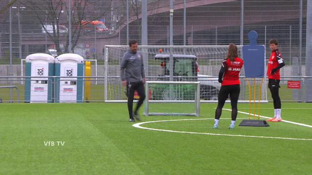 Pflichtspielauftakt 2024 der VfB-Frauen: Heiko Gerber
