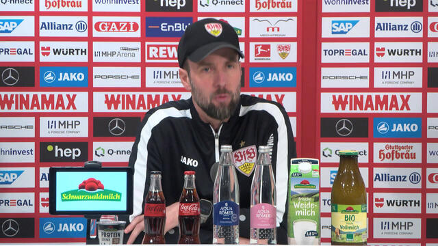 Die VfB-PK vor dem Flutlichtspiel gegen Union Berlin