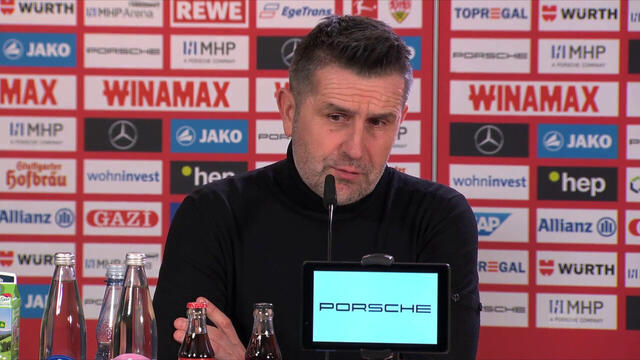 Pressekonferenz: VfB Stuttgart - 1. FC Union Berlin