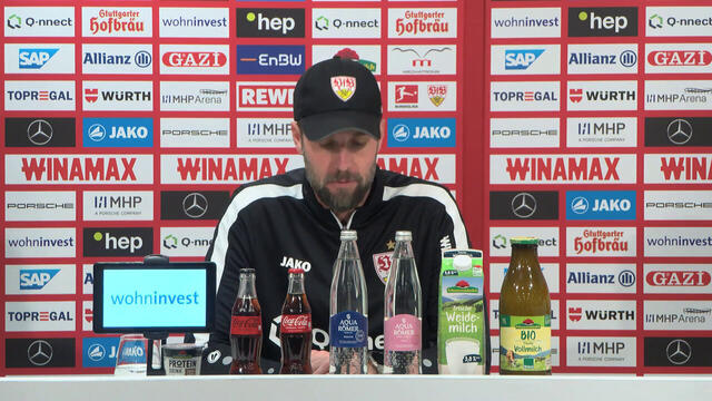 Die VfB-PK zum Spiel bei der TSG Hoffenheim