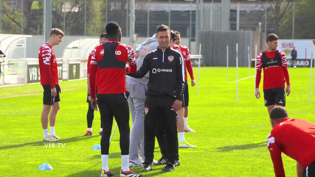 Öffentliches Training plus Besuch am Geburtstag: Calle & Daxo