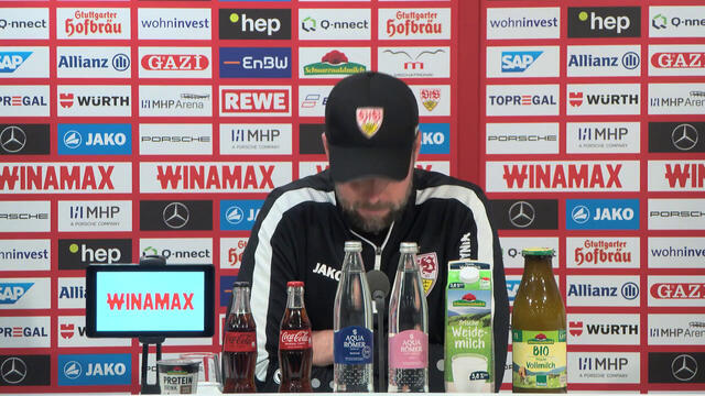 Die VfB-PK vor dem Spiel gegen Borussia Dortmund