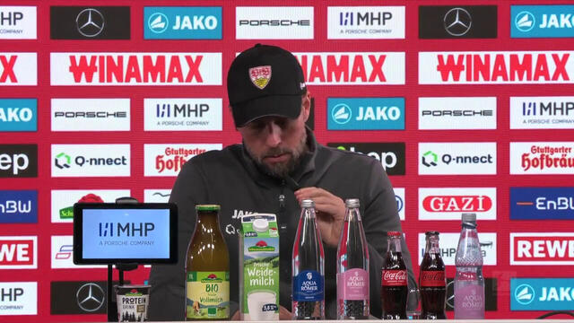 Pressekonferenz: VfB Stuttgart - Eintracht Frankfurt
