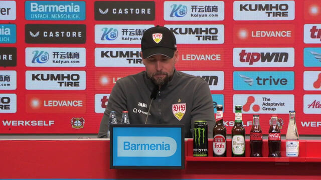 Pressekonferenz: Bayer 04 Leverkusen - VfB Stuttgart
