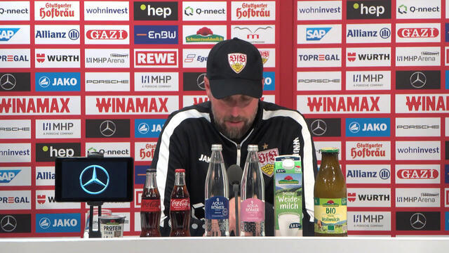 Pressekonferenz vor VfB - FC Bayern München
