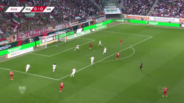 Highlights: FC Augsburg - VfB Stuttgart
