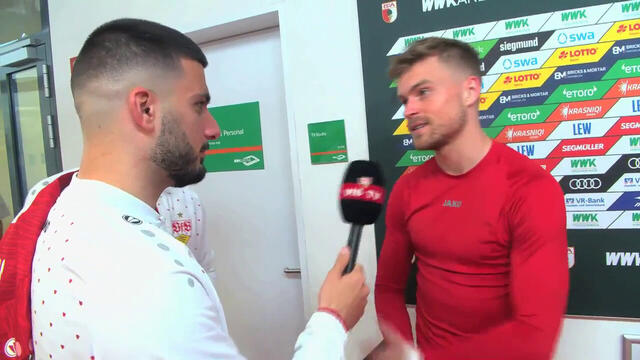 Die VfB-Interviews zum Auswärtsspiel beim FC Augsburg