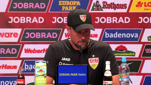 Pressekonferenz: SC Freiburg - VfB Stuttgart