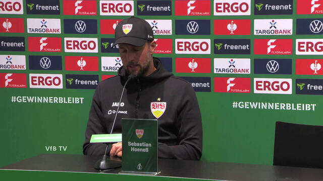 Pressekonferenz DFB-Pokal: SC Preußen Münster - VfB Stuttgart
