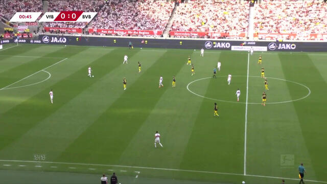 Re-Live: VfB Stuttgart - Borussia Dortmund (1. Halbzeit)