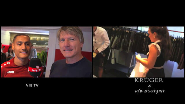 Enzo Millot und Peter Reichert beim "Wasen-Fitting"!