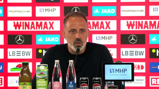 Pressekonferenz: VfB Stuttgart - TSG Hoffenheim