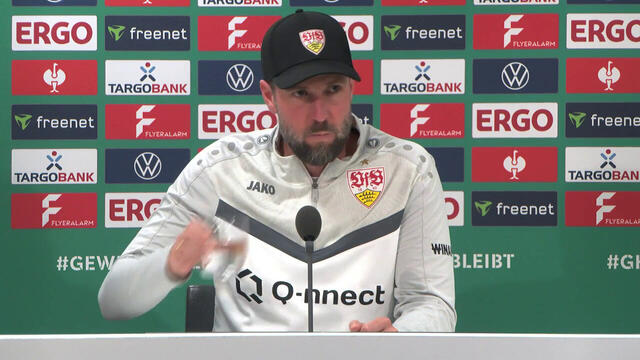 Die PK vor dem DFB-Pokalspiel gegen Kaiserslautern