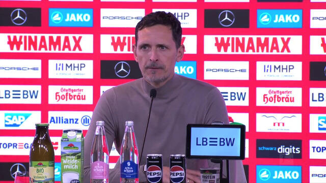 Pressekonferenz: VfB Stuttgart - Eintracht Frankfurt