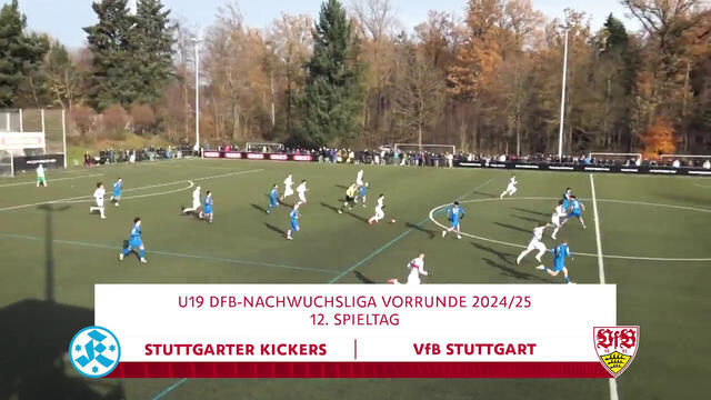 Highlights: Stuttgarter Kickers - VfB U19