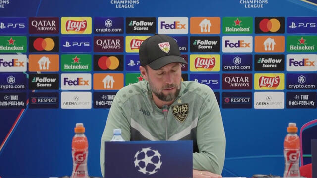 Pressekonferenz vor Roter Stern Belgrad - VfB