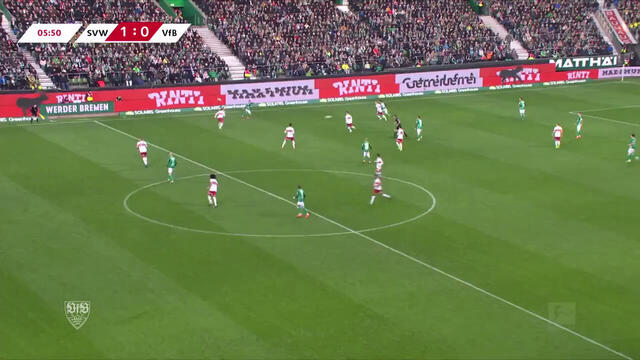 Highlights: Werder Bremen - VfB Stuttgart