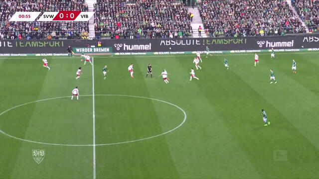 Re-Live: Werder Bremen - VfB Stuttgart (1. Halbzeit)