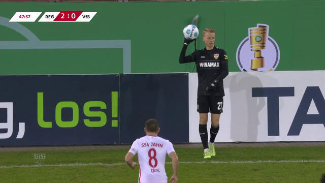 Re-Live: Jahn Regensburg - VfB Stuttgart (2. Halbzeit)