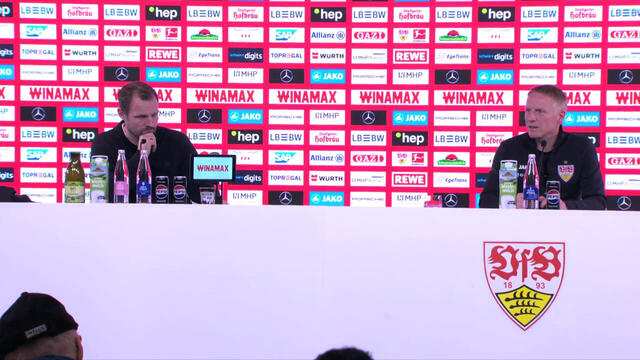 Pressekonferenz: VfB Stuttgart - 1. FC Union Berlin