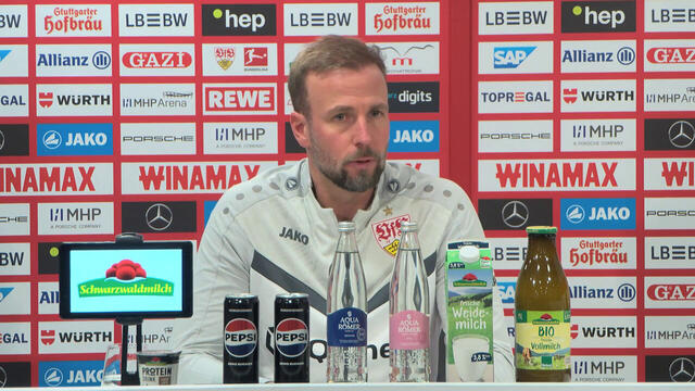 Die VfB-PK vor dem Auswärtsspiel in Heidenheim