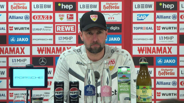 Pressekonferenz vor VfB - FC St. Pauli