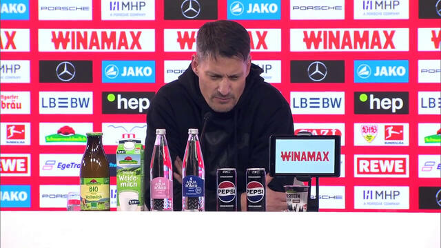 Pressekonferenz: VfB Stuttgart - FC St. Pauli