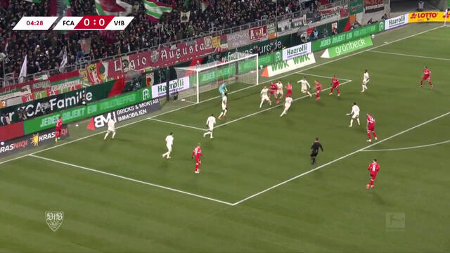 Highlights: FC Augsburg - VfB Stuttgart