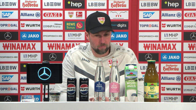 Die Pressekonferenz vor dem Heimspiel gegen Leipzig