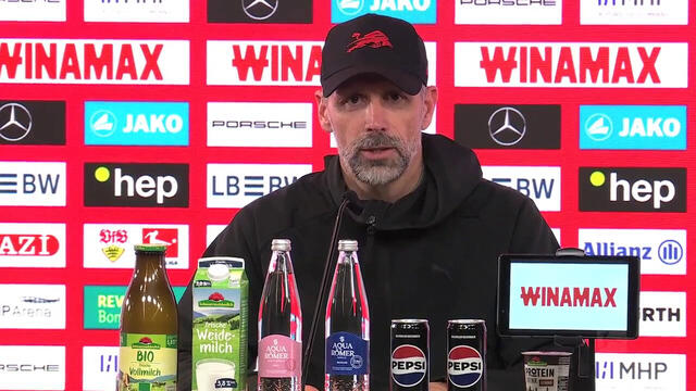 Pressekonferenz: VfB Stuttgart - RB Leipzig