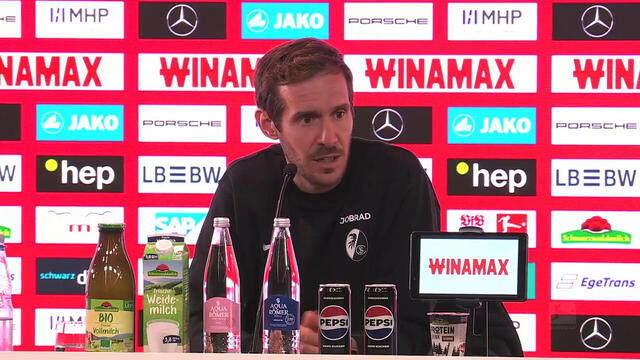 Pressekonferenz: VfB Stuttgart - SC Freiburg